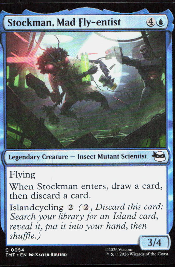 Stockman, Mad Fly-entist 0054 Teenage Mutant Ninja Turtles Magic: The Gathering