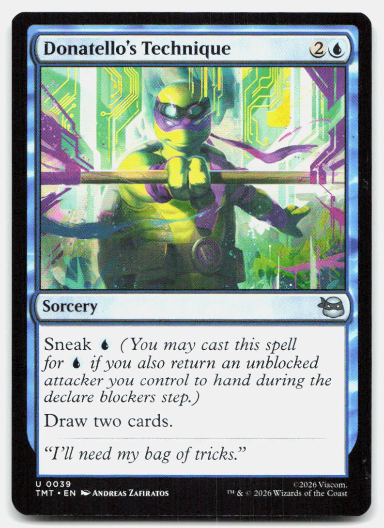 Donatello's Technique 0039 Teenage Mutant Ninja Turtles Magic: The Gathering