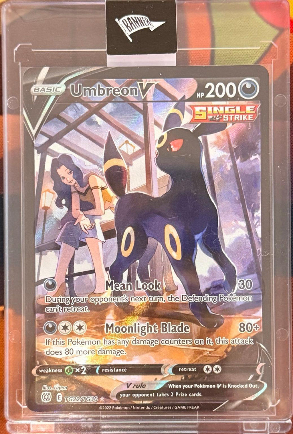 Umbreon V TG22/TG30 Holo V Rare Brilliant Stars Trainer Gallery Pokemon
