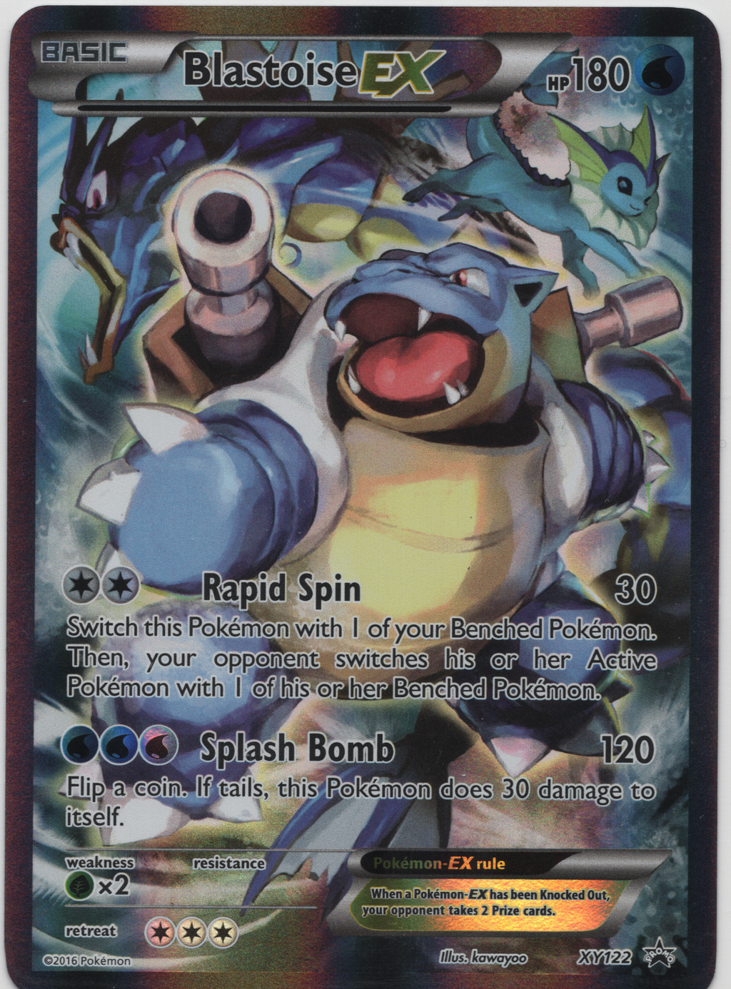 Blastoise EX XY Black Star Promo