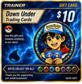Down Under Trading Cards $10 Gift Card