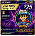 Down Under Trading Cards $25 Gift Card