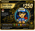 Down Under Trading Cards $250 Gift Card