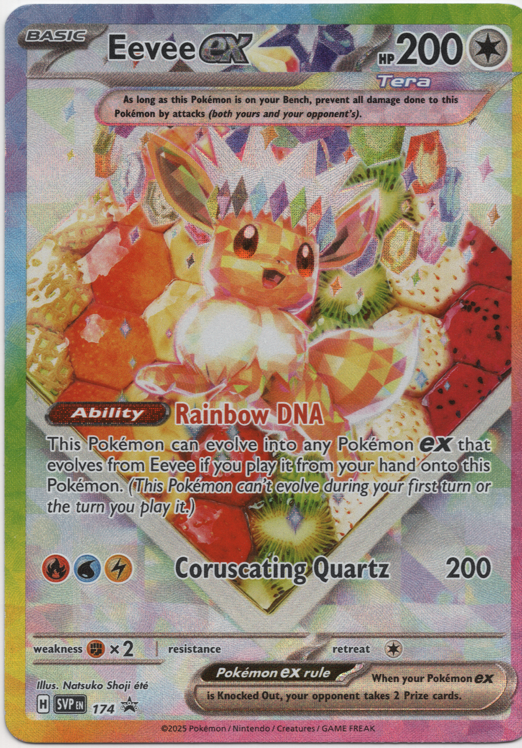 Eevee EX Black Star Promo #174