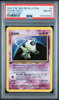 Celebi Holo 3/64 1st Edition Neo Revelation Pokemon PSA 8