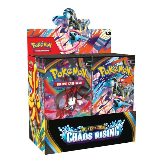 Pokémon TCG: Mega Evolution Chaos Rising Booster Box Down Under Trading Cards