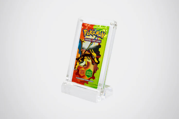 Single Pokémon Booster Pack Display Case (Angled)