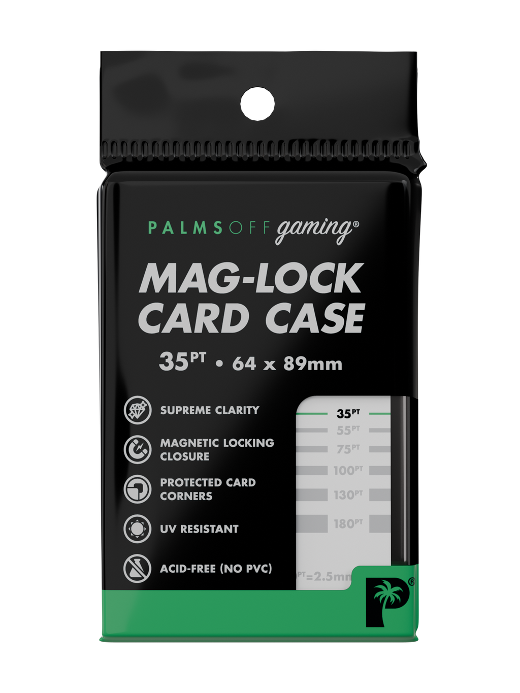 Palms Off Gaming 35pt Mag-Lock Card Case