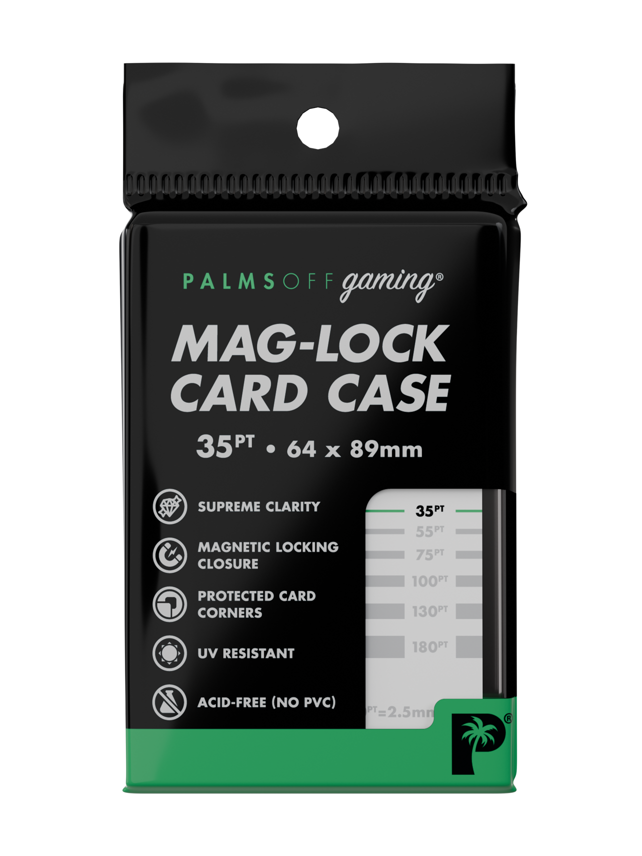 Palms Off Gaming 35pt Mag-Lock Card Case