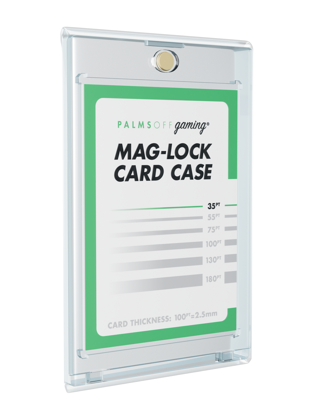 Palms Off Gaming MintFit Mag-Lock Card Case Sleeves (35pt-75pt) - 100pc