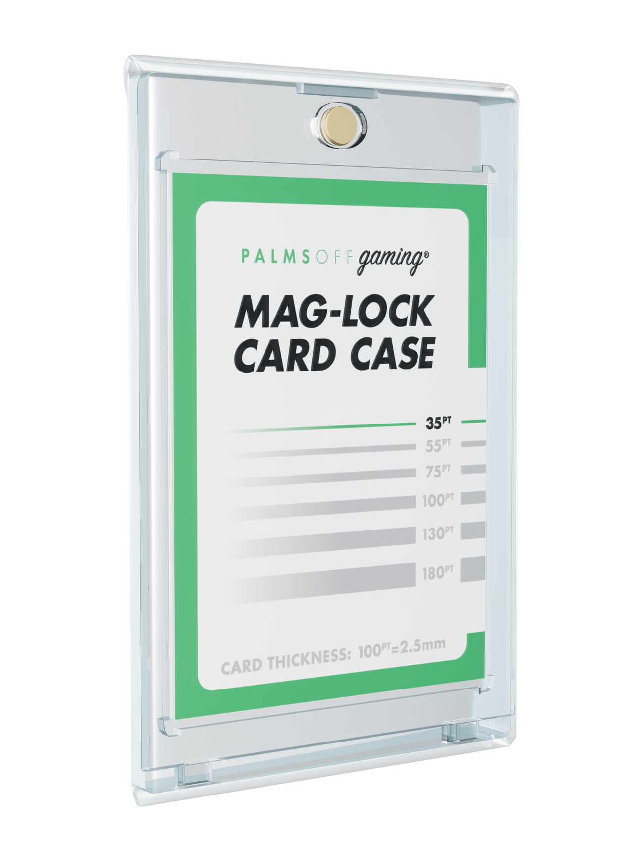 Palms Off Gaming MintFit Mag-Lock Card Case Sleeves (35pt-75pt) - 100pc
