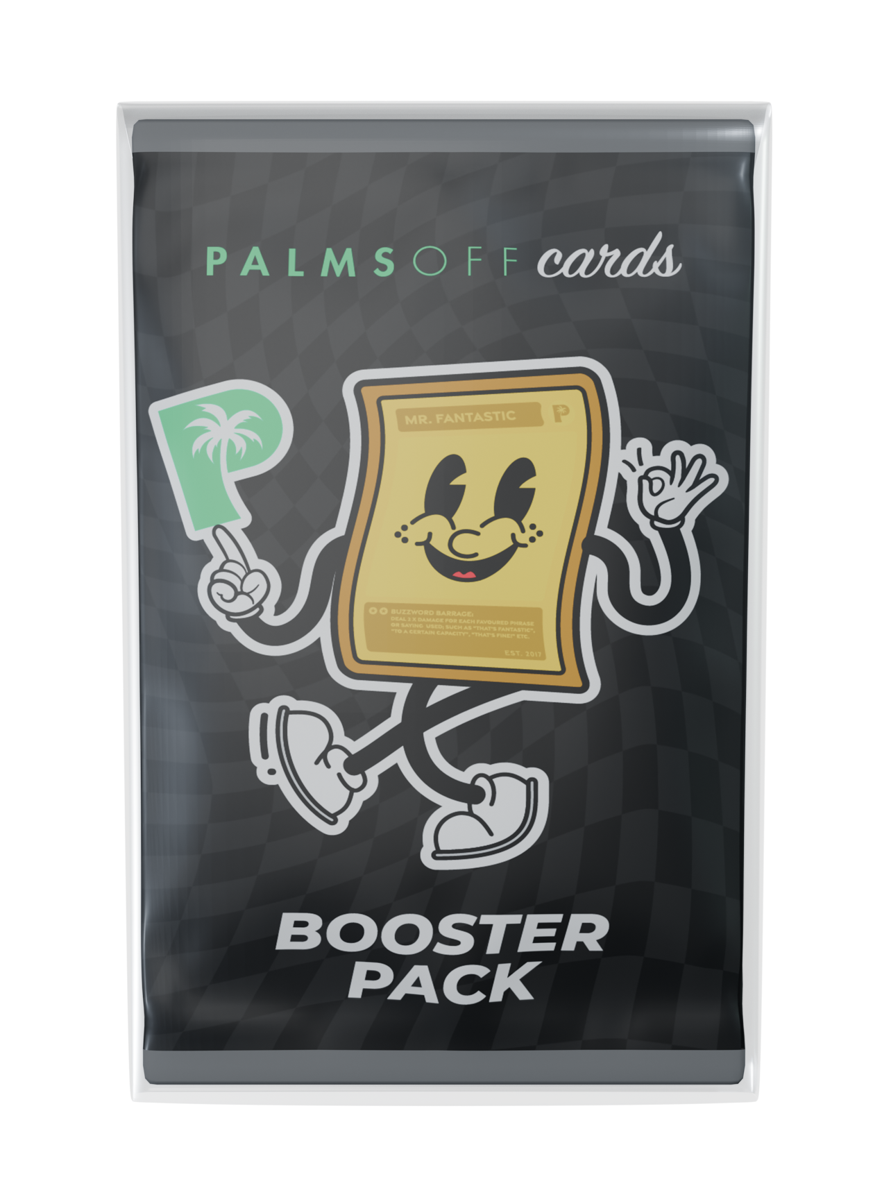Palms Off Gaming MintFit Booster Pack Sleeves - Extra Thick 50pc