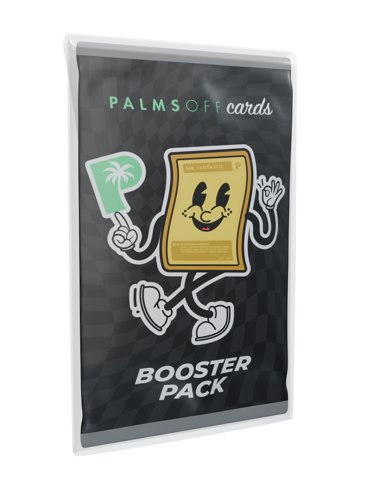 Palms Off Gaming MintFit Booster Pack Sleeves - Extra Thick 50pc