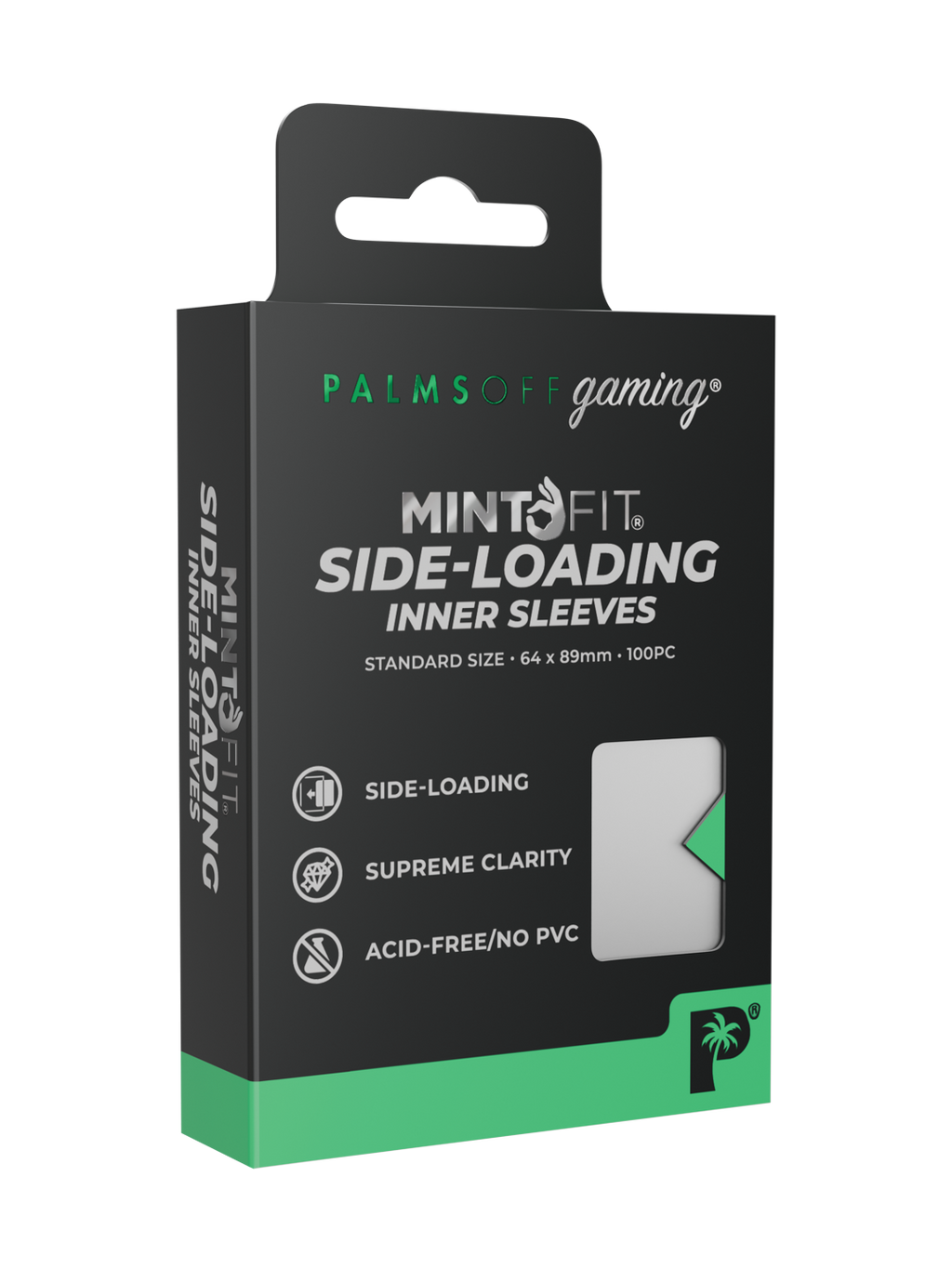 Palms Off Gaming MintFit Side-Loading Inner Sleeves - Standard Size - 100pc