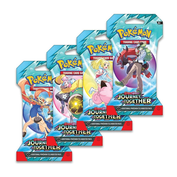 Pokémon TCG - Journey Together Sleeved Booster Pack Down Under Trading Cards