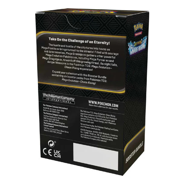 Pokemon TCG: Mega Evolution Chaos Rising Booster Bundle