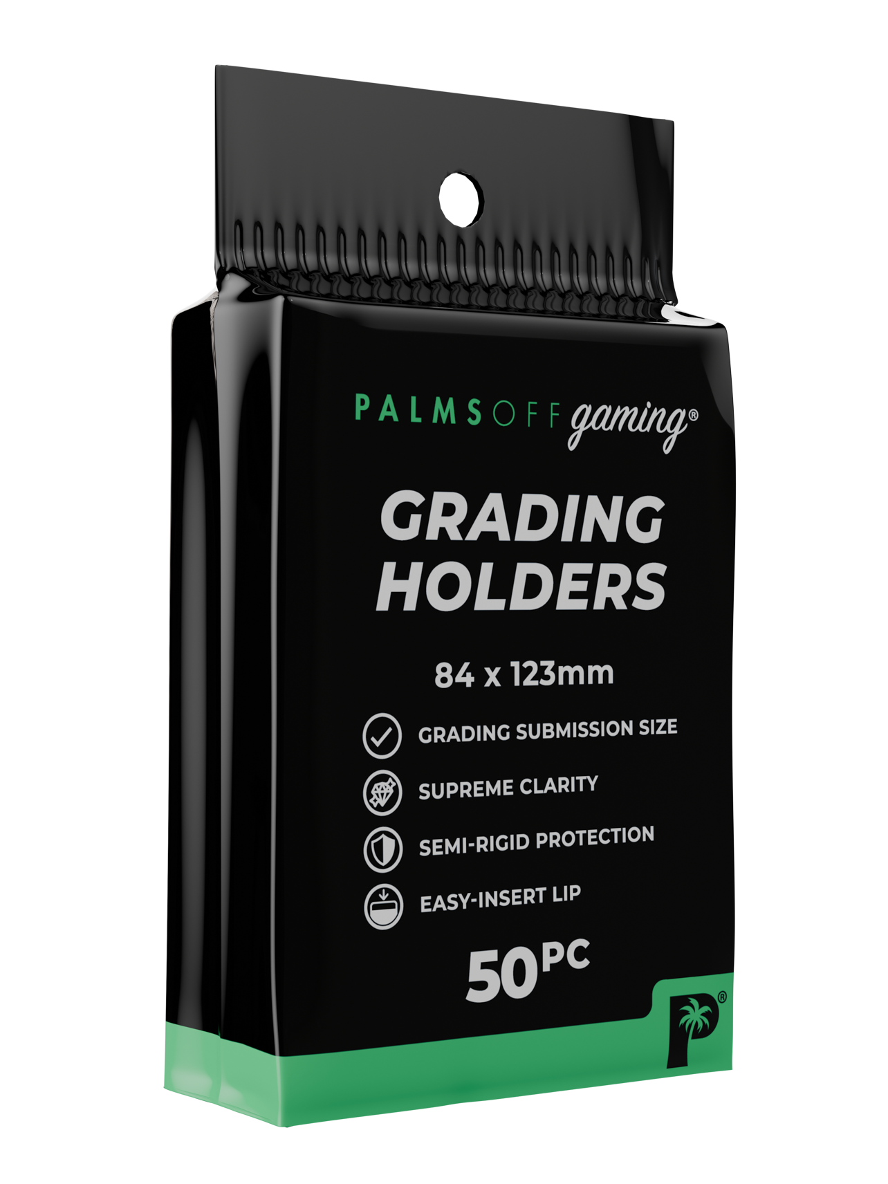 Palms Off Gaming Grading Holders - Semi Rigid x 50