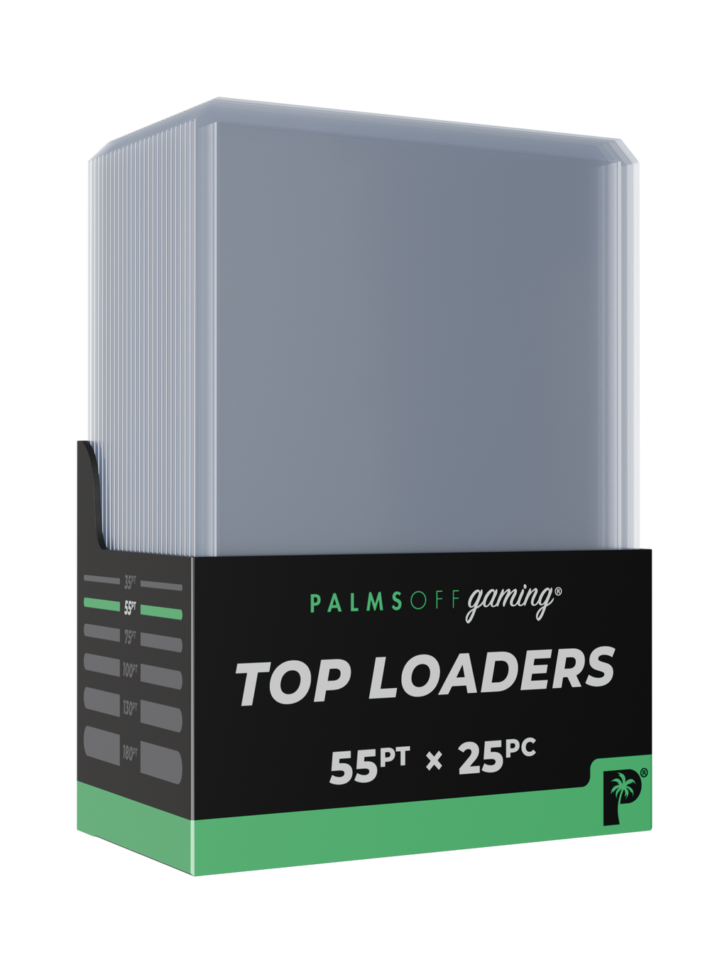Palms Off Gaming 55pt Top Loaders - 25pc