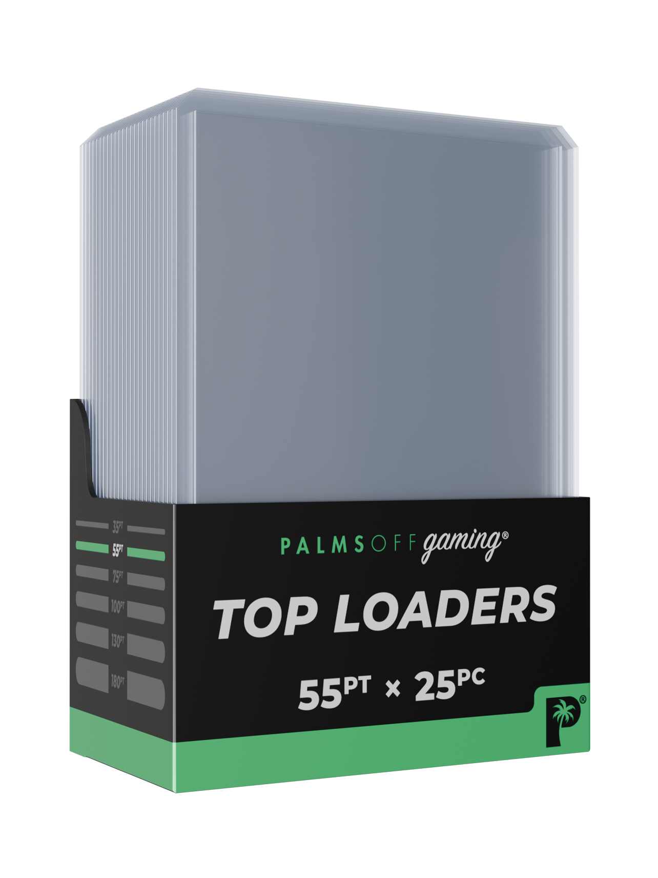 Palms Off Gaming 55pt Top Loaders - 25pc