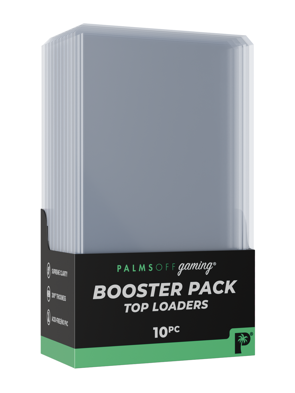 Palms Off Gaming Booster Pack Top Loaders - 10pc