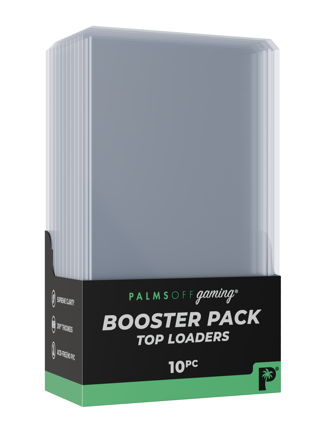 Palms Off Gaming Booster Pack Top Loaders - 10pc