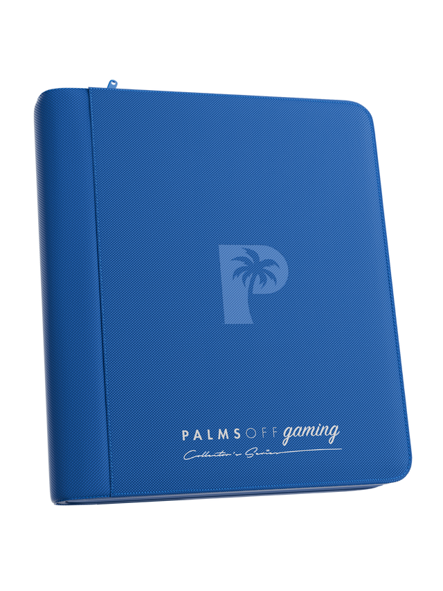 Collector's Series 4 Pocket Zip Binder - Blue