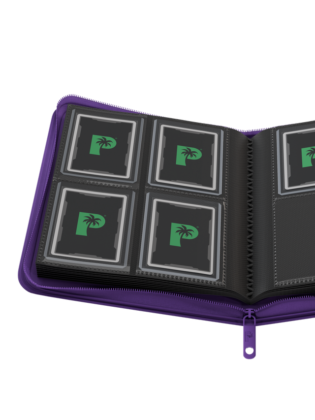 Collector's Series 4 Pocket Zip Binder - Purple