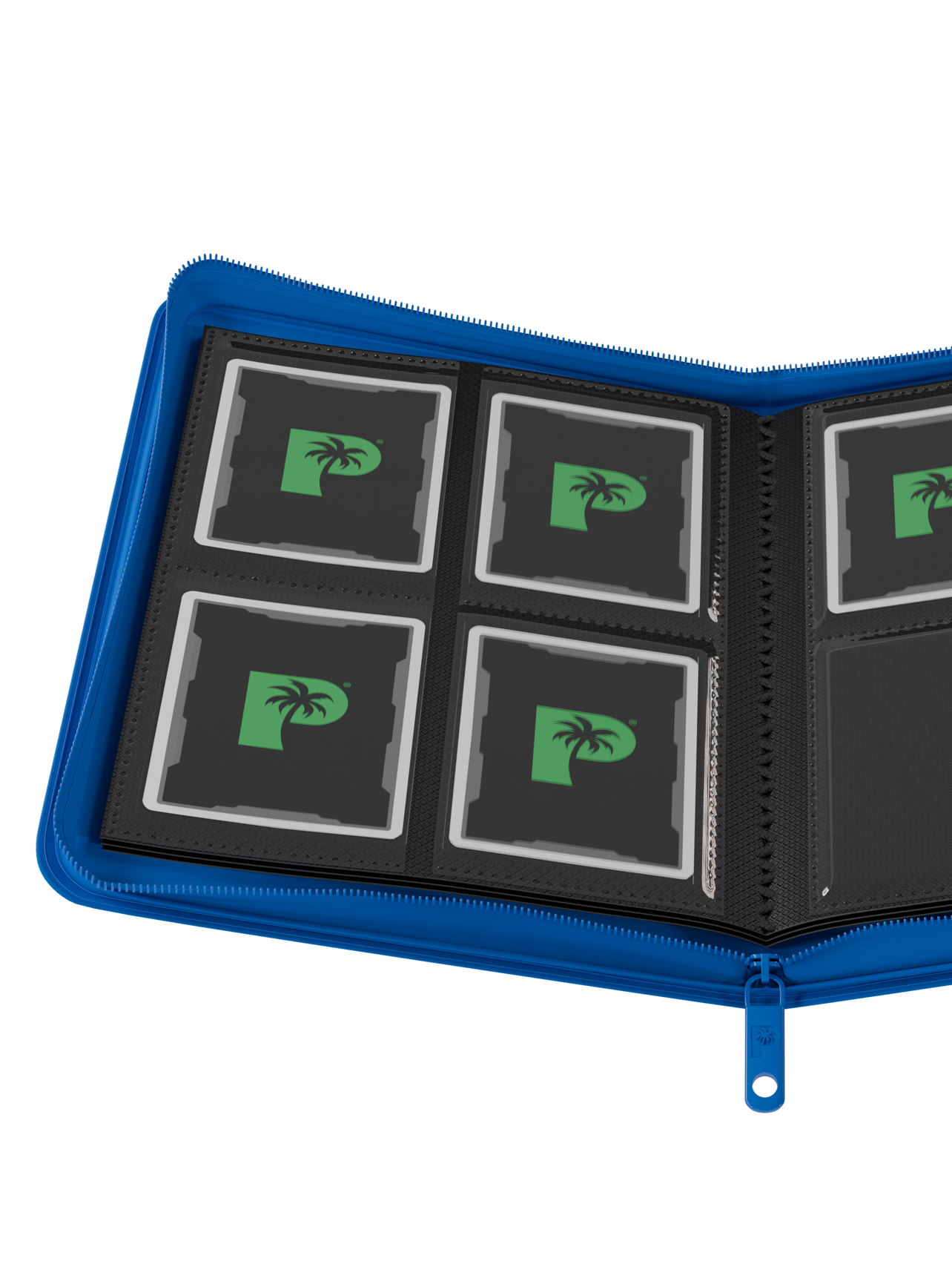Collector's Series 4 Pocket Zip Binder - Blue