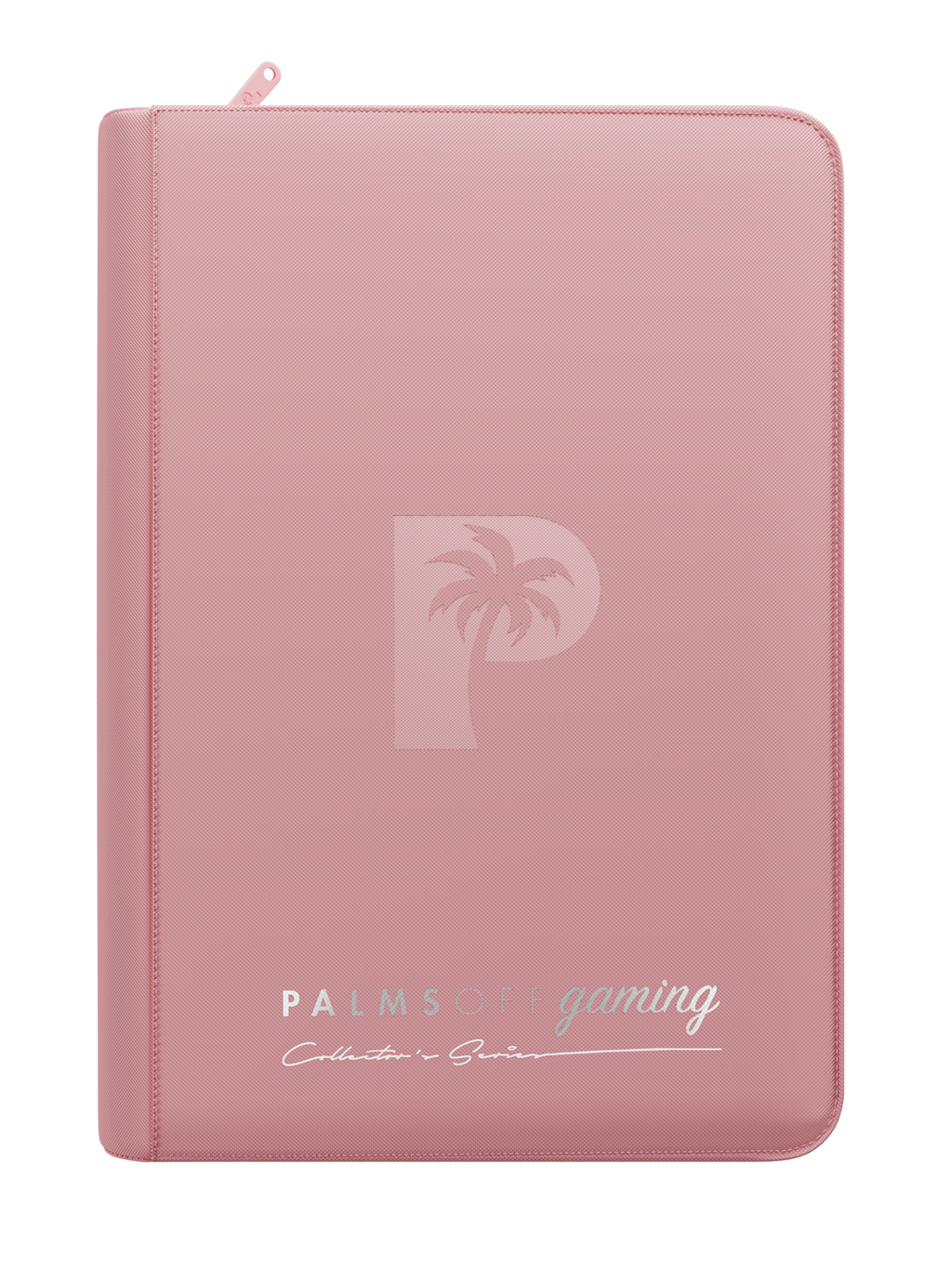 Palms Off Gaming Collector's Series Top Loader Zip Binder - 4 Pocket - Pink
