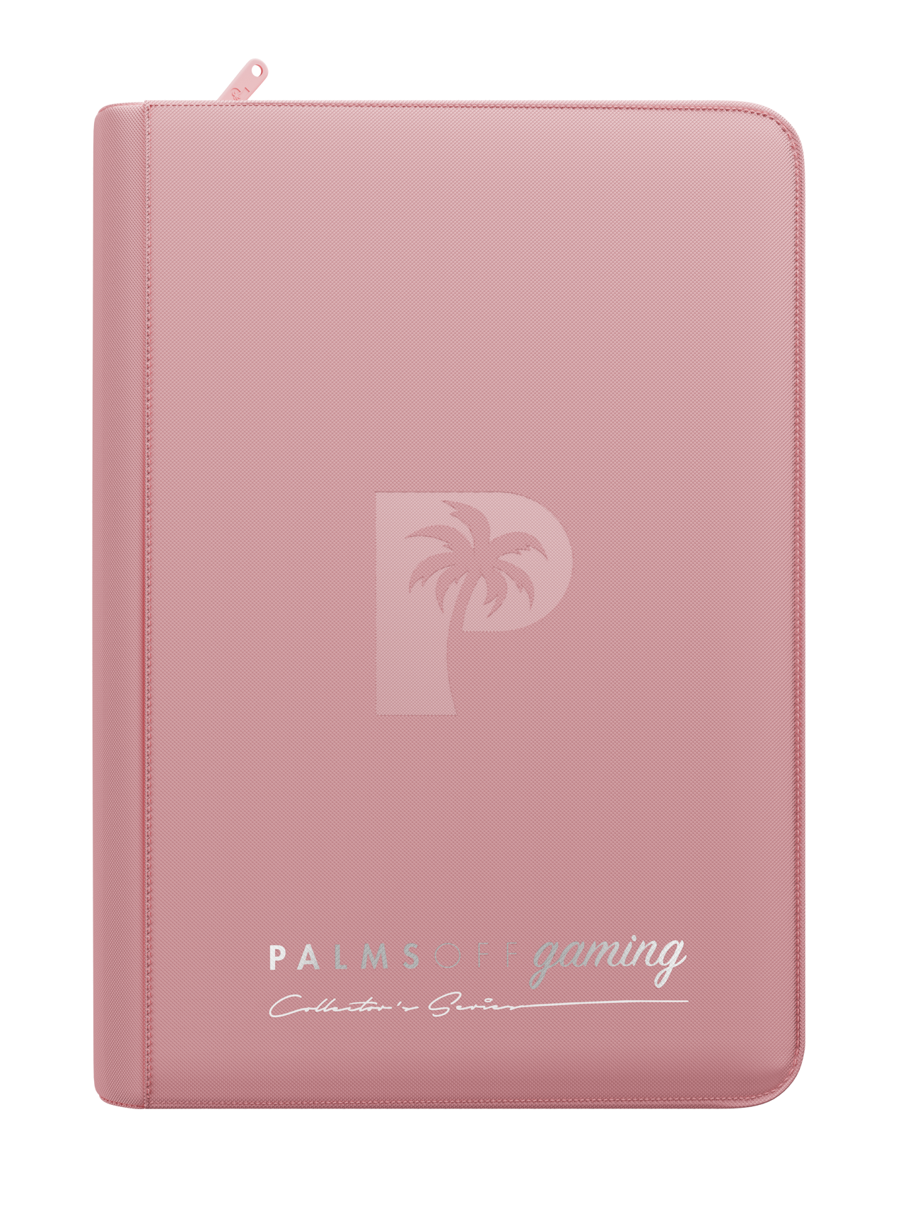 Palms Off Gaming Collector's Series Top Loader Zip Binder - 4 Pocket - Pink