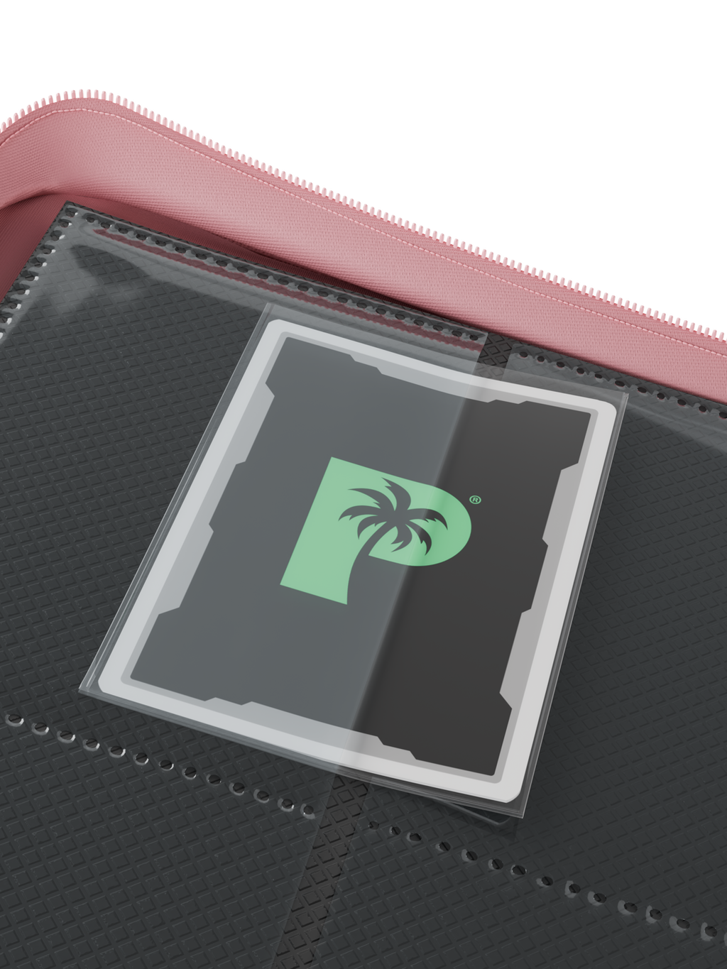 Palms Off Gaming Collector's Series Top Loader Zip Binder - 4 Pocket - Pink