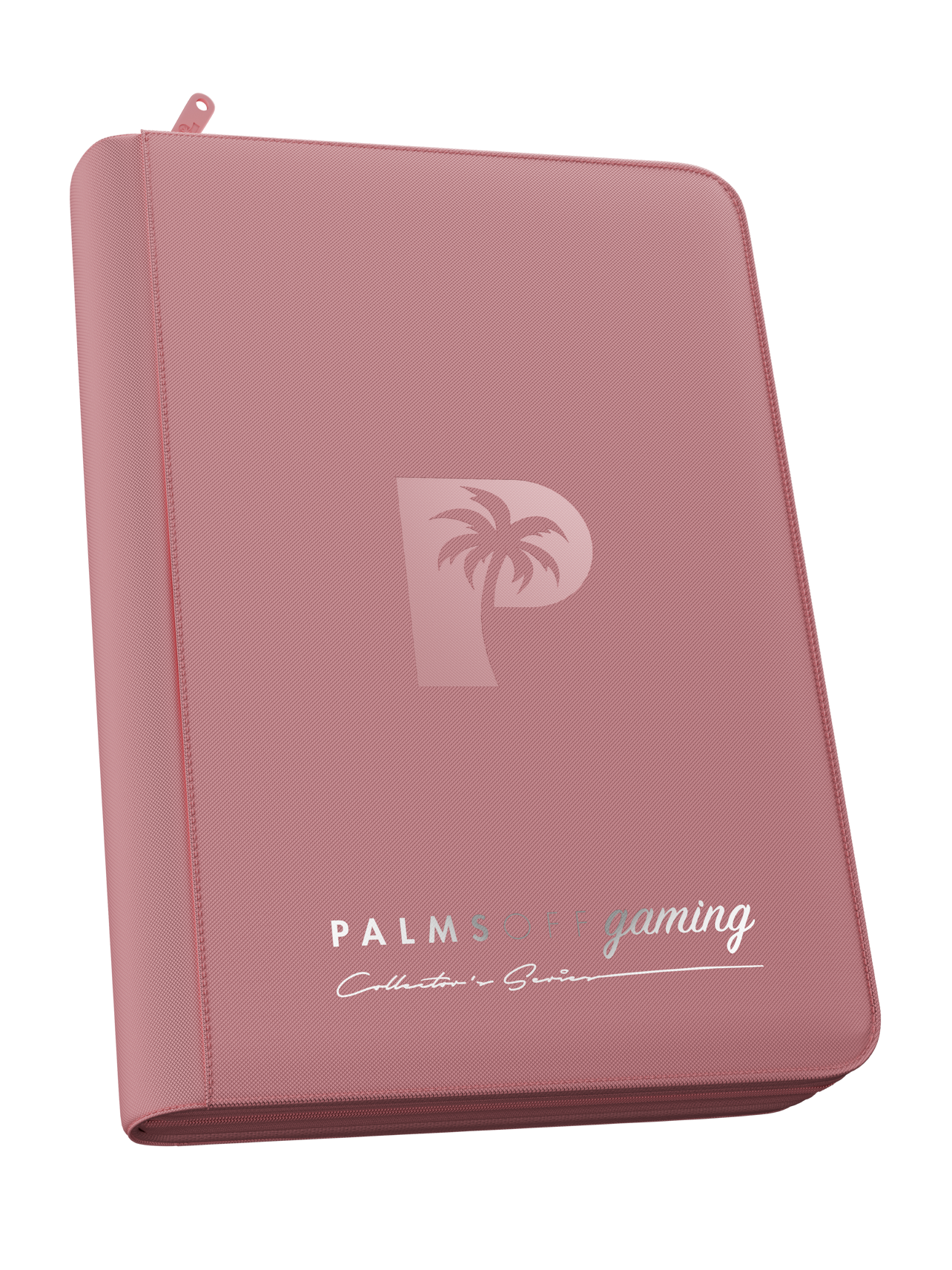 Palms Off Gaming Collector's Series Top Loader Zip Binder - 4 Pocket - Pink