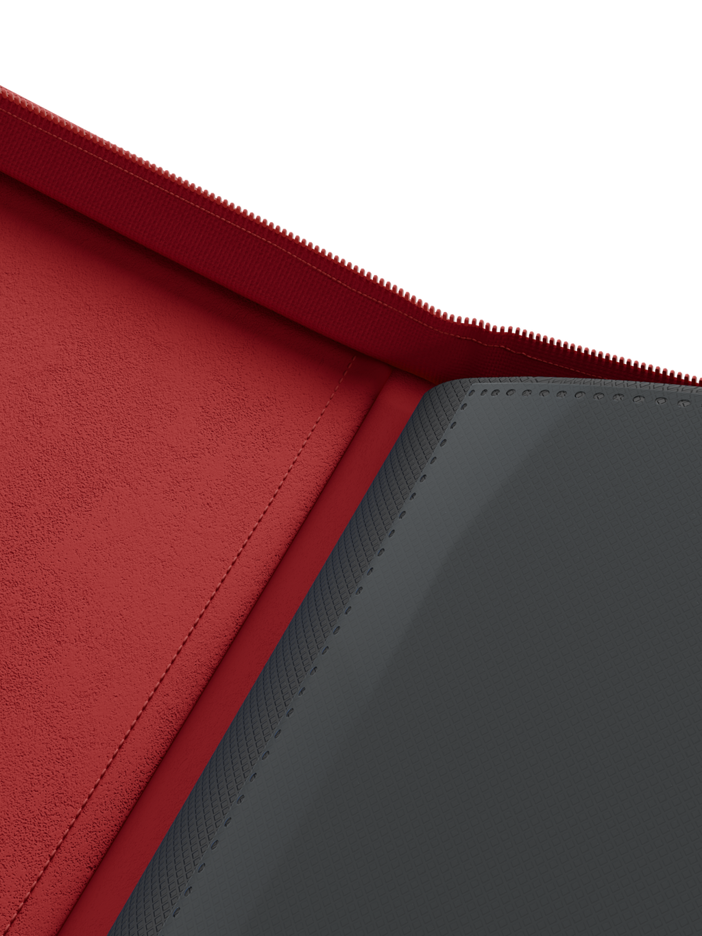 Palms Off Gaming Collector's Series Top Loader Zip Binder - 4 Pocket - Red