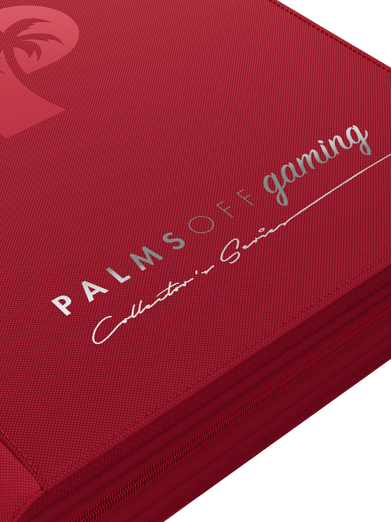 Palms Off Gaming Collector's Series Top Loader Zip Binder - 4 Pocket - Red