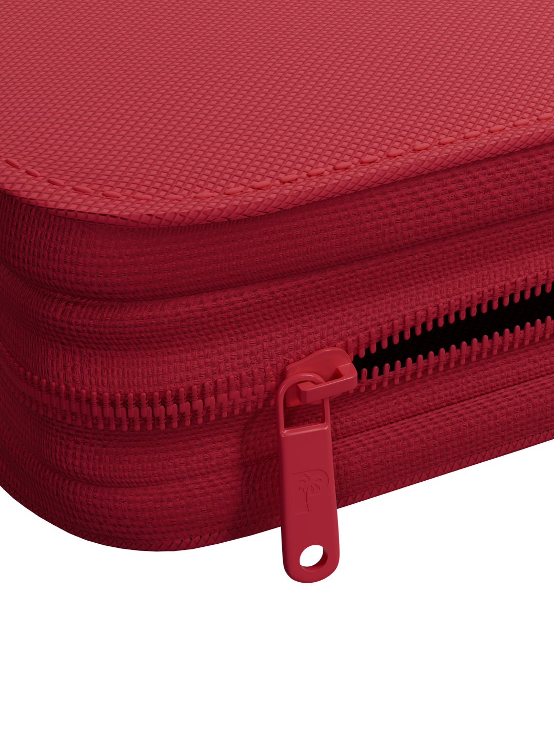 Palms Off Gaming Collector's Series Top Loader Zip Binder - 4 Pocket - Red