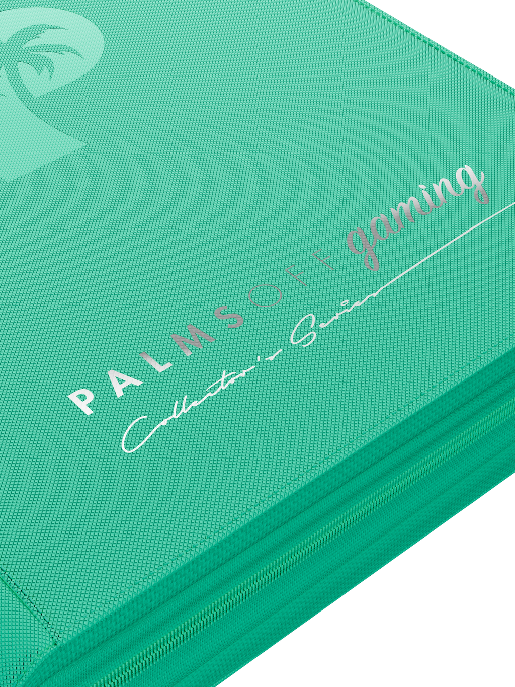 Palms Off Gaming Collector's Series Top Loader Zip Binder - 4 Pocket - Turquoise
