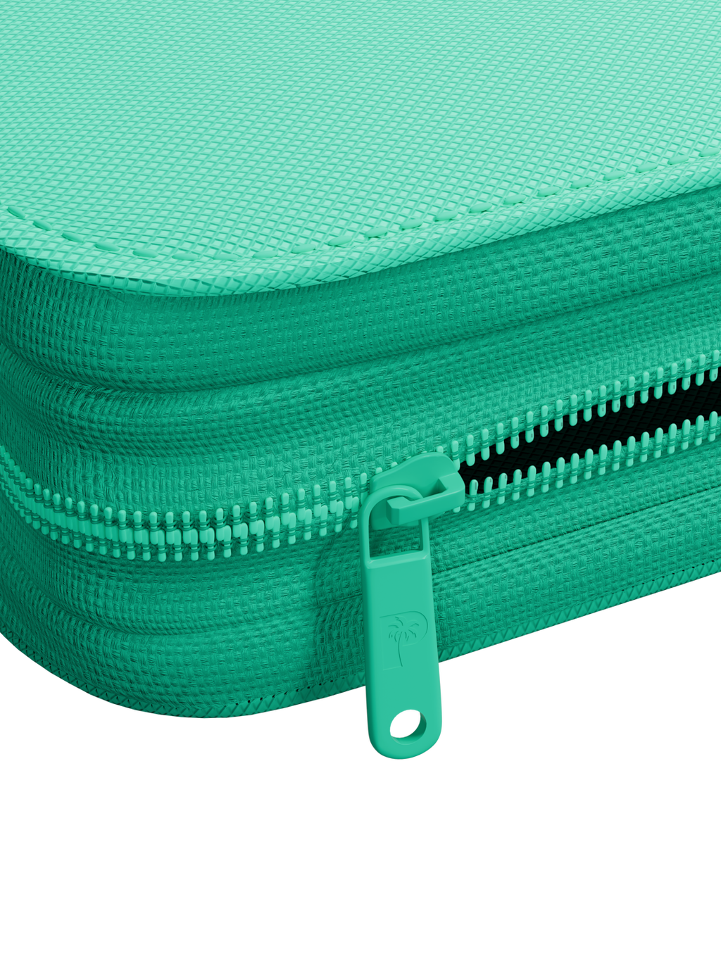 Palms Off Gaming Collector's Series Top Loader Zip Binder - 4 Pocket - Turquoise