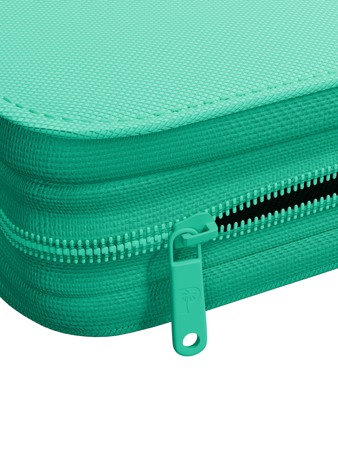 Palms Off Gaming Collector's Series Top Loader Zip Binder - 4 Pocket - Turquoise