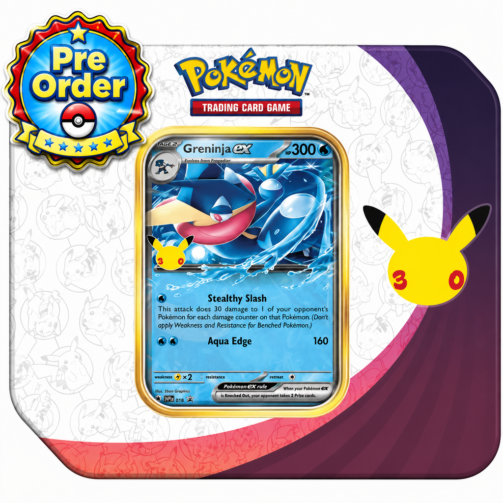 Pokémon TCG 30th Celebration 4 Booster Tin (Coming Soon)