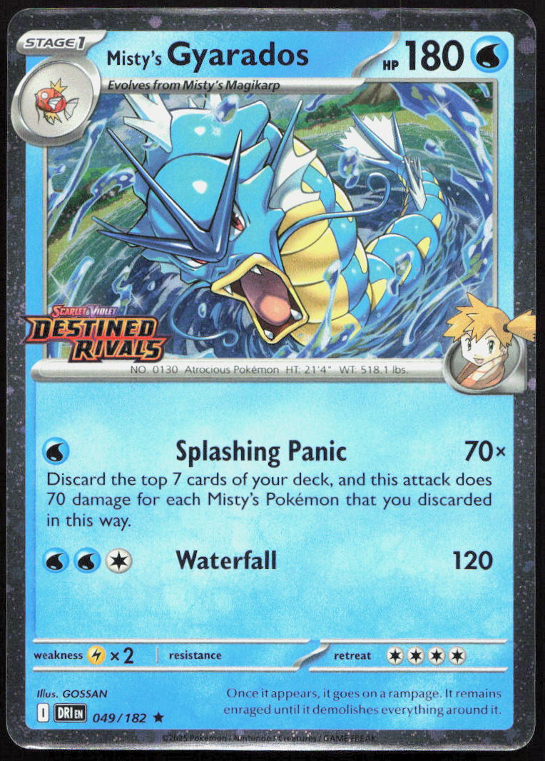 Misty's Gyarados 049/182 Holo Miscellaneous Cards & Products Pokémon