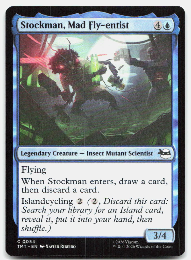 Stockman, Mad Fly-entist 0054 Teenage Mutant Ninja Turtles Magic: The Gathering