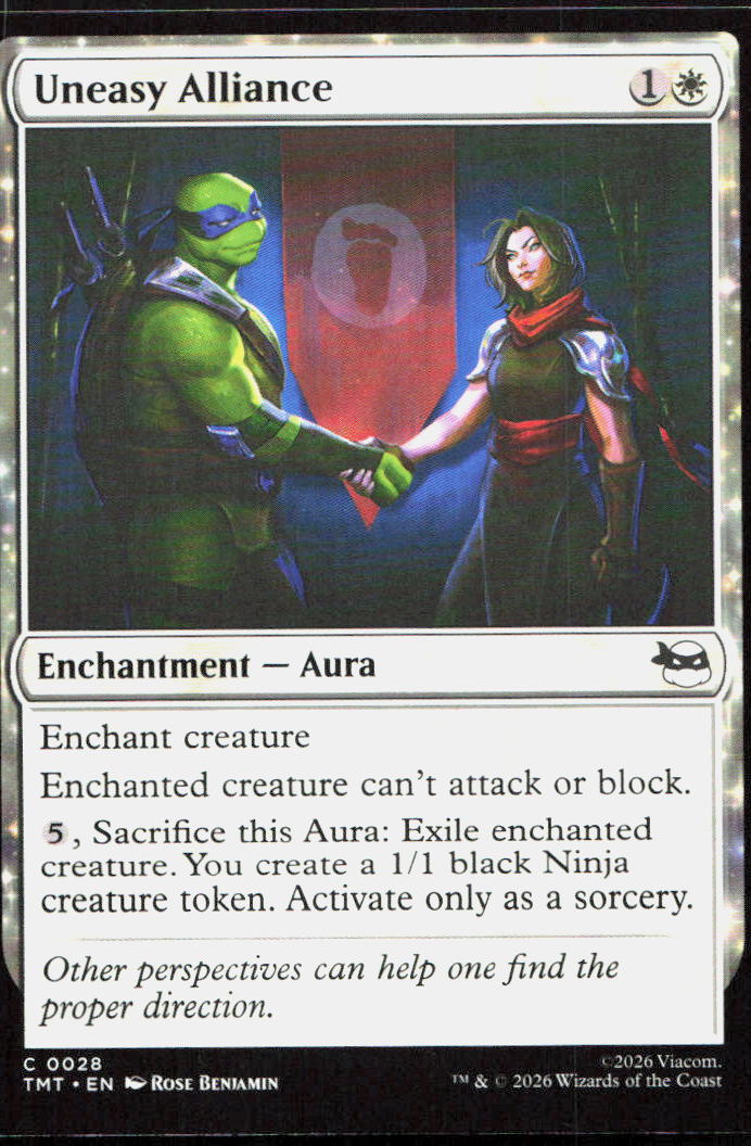 Uneasy Alliance 0028 Common Teenage Mutant Ninja Turtles Magic: The Gathering