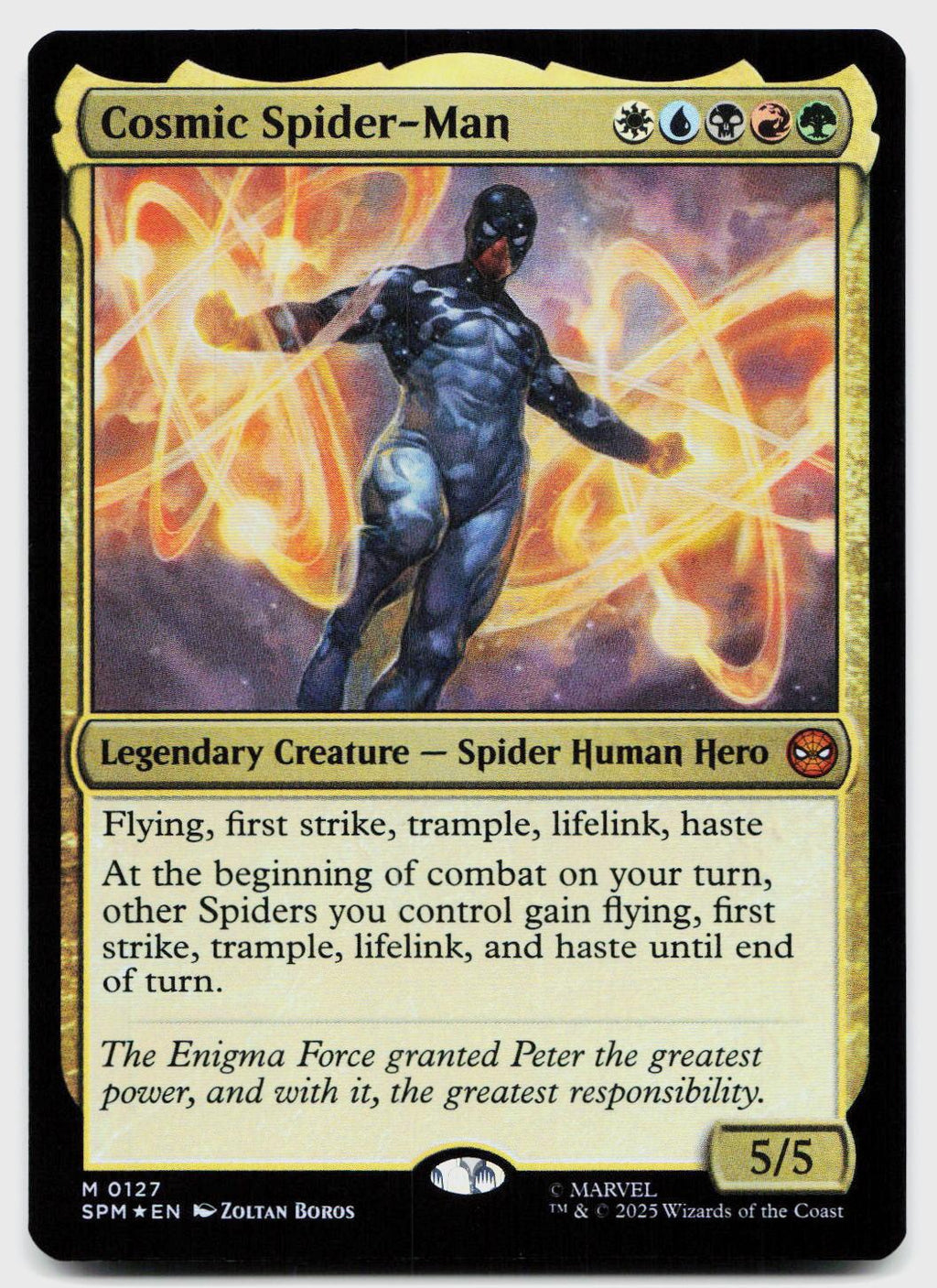 Cosmic Spider-Man 127 Mythic Marvel's Spider-Man Magic: The Gathering