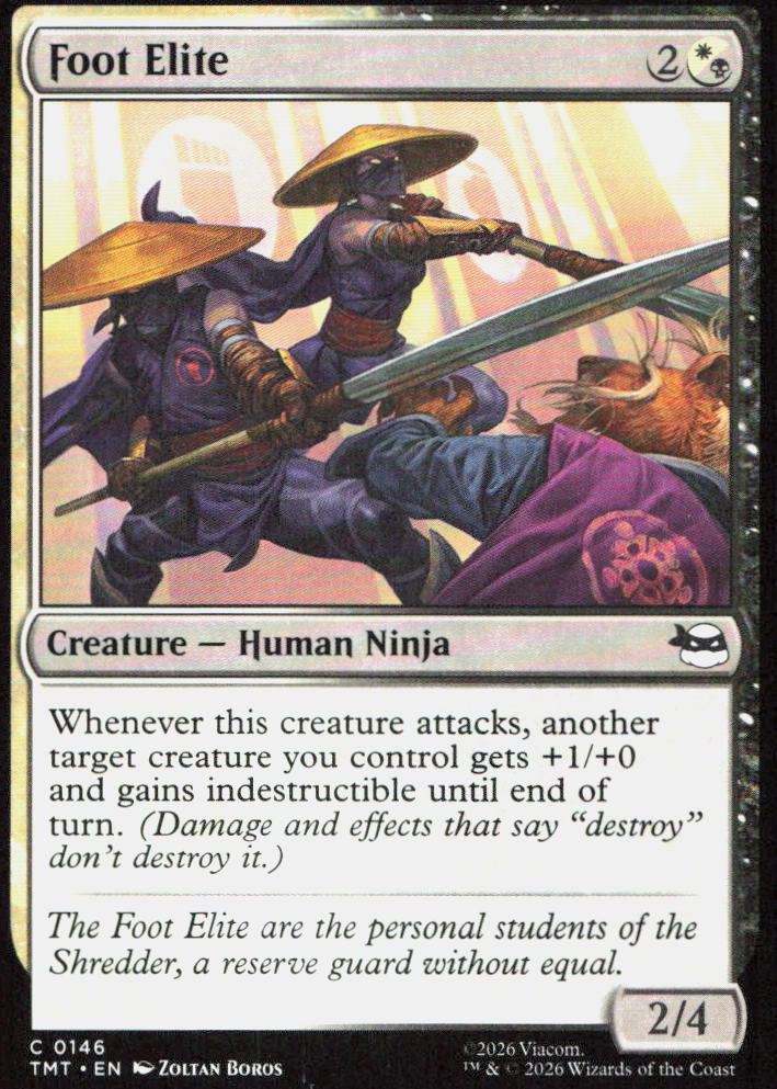 Foot Elite 0146 Common Teenage Mutant Ninja Turtles Magic: The Gathering