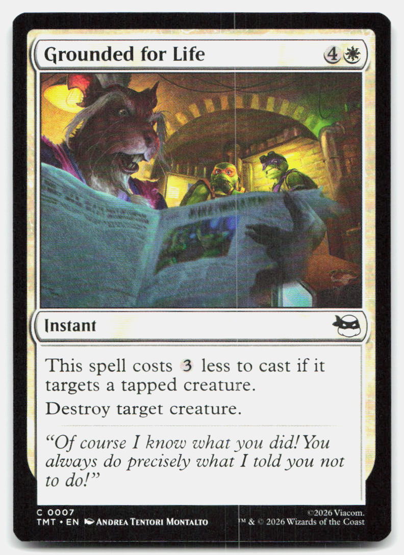 Grounded for Life 0007 Teenage Mutant Ninja Turtles Magic: The Gathering