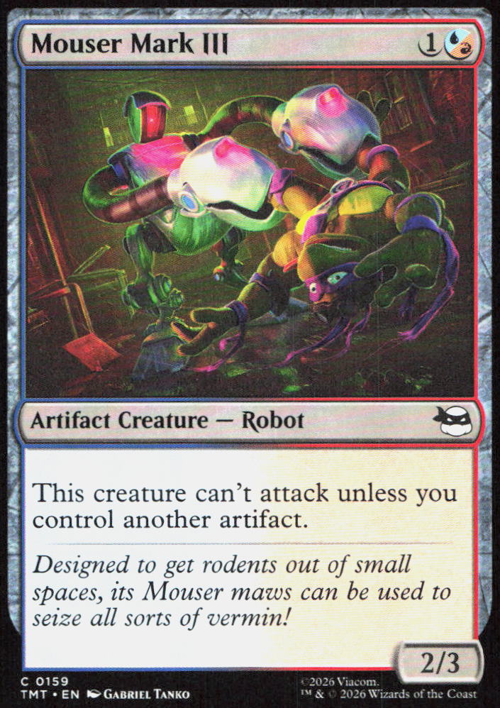 Mouser Mark III 0159 Common Teenage Mutant Ninja Turtles Magic: The Gathering