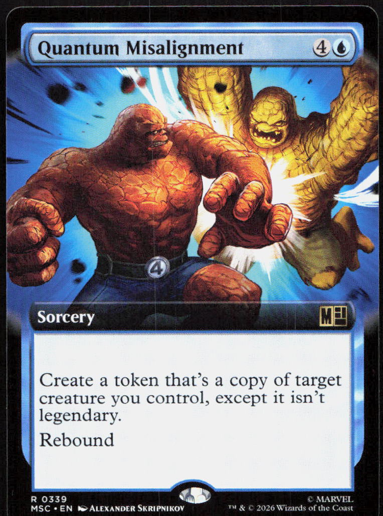 Quantum Misalignment (Extended Art) 339 Commander: Marvel Super Heroes MTG