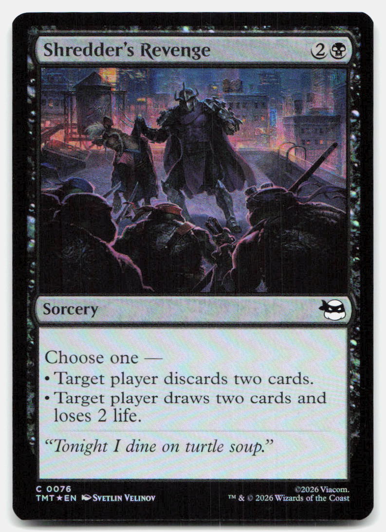 Shredder's Revenge 0076 Common Teenage Mutant Ninja Turtles Magic: The Gathering