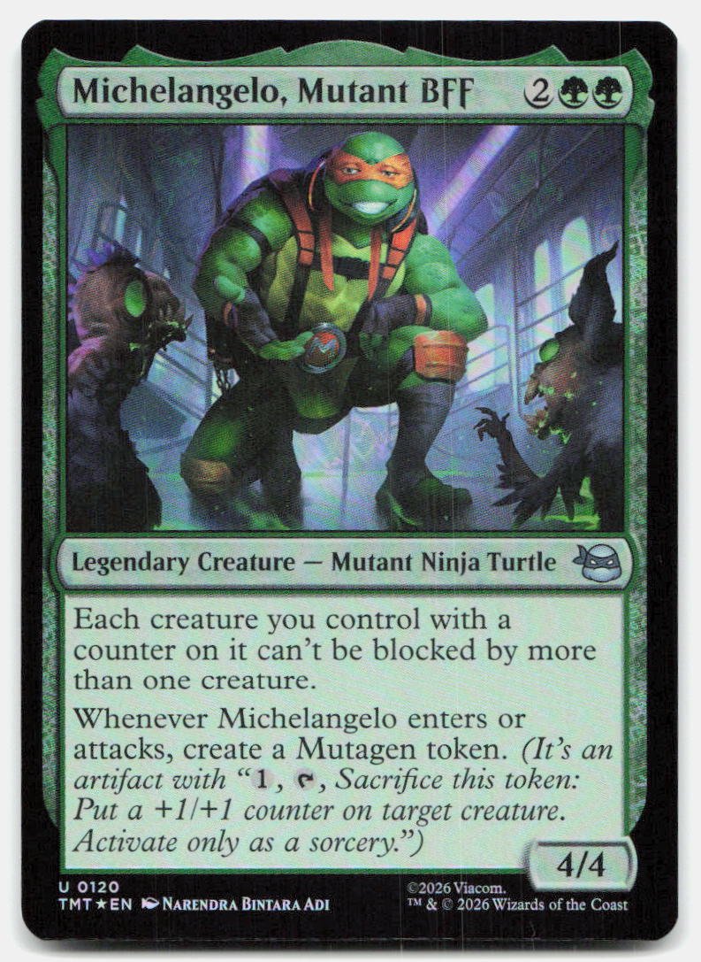 Michelangelo, Mutant BFF 0120 Teenage Mutant Ninja Turtles Magic: The Gathering