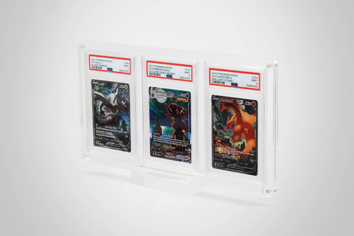 Triple PSA Graded Card Acrylic Case